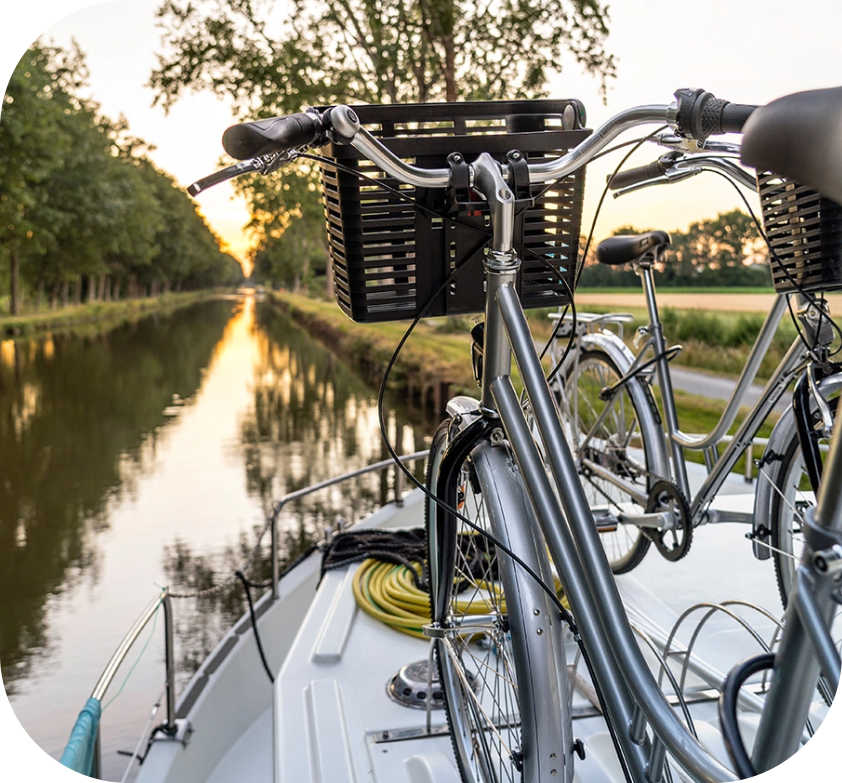 Camping 4 étoiles à Agde le Neptune, labellisé Accueil Vélo à proximité du canal du midi