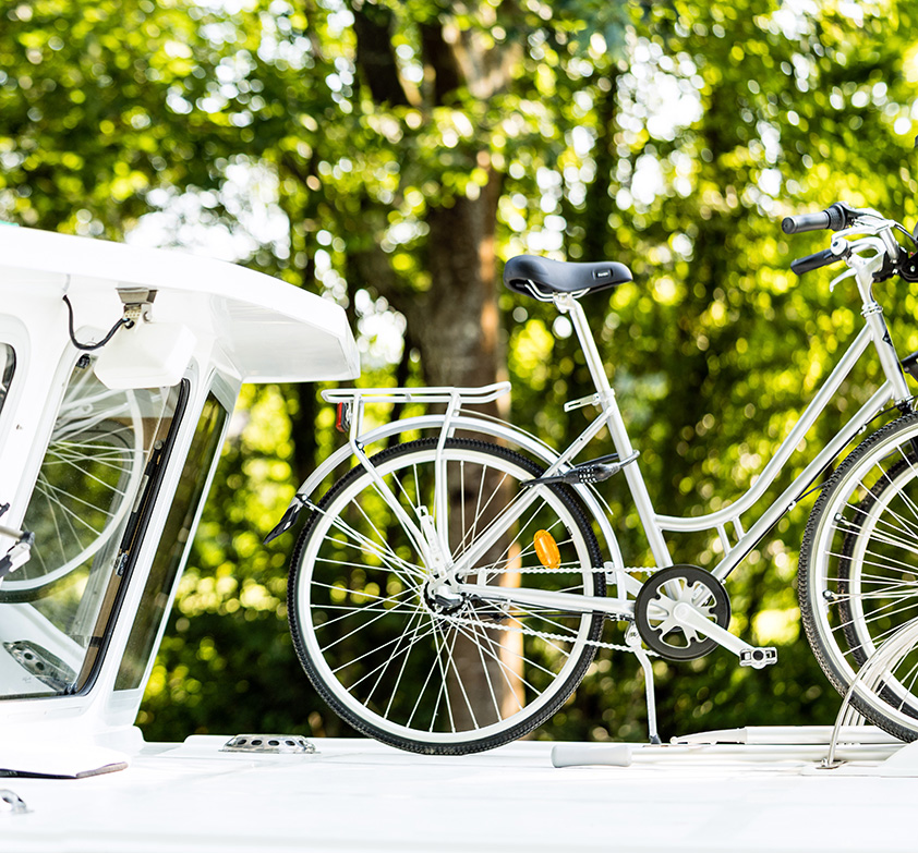 Découverte des alentours à vélo au départ au camping 4 étoiles le Neptune à Agde
