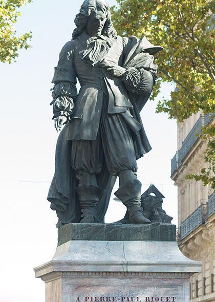 Statue de Pierre-Paul Riquet à Béziers