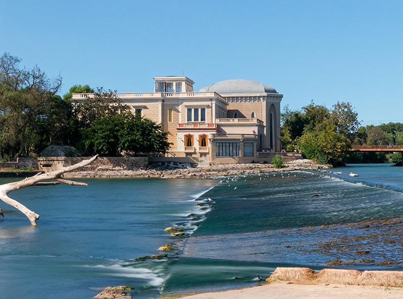 Le château de Laurens d’Agde aux alentours du camping 4 étoiles le Neptune à Agde