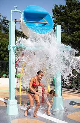 Water park at Camping Le Neptune Agde