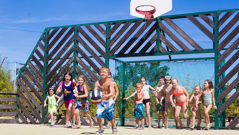 Multisport field at Camping le Neptune Agde