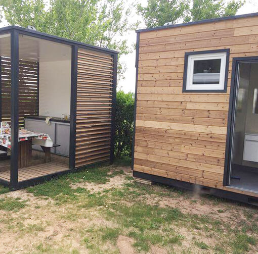 Vermietung von Prestige-Standplätzen für Wohnmobile auf dem Campingplatz Camping Le Neptune in Agde