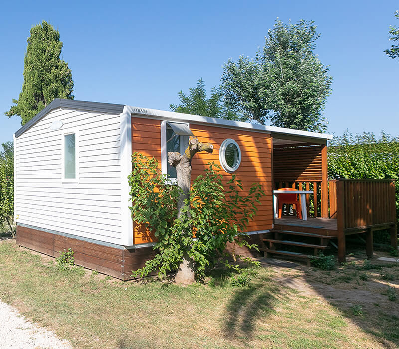 24m²-Komfort-Mobilheim auf dem Campingplatz Camping Le Neptune in Agde