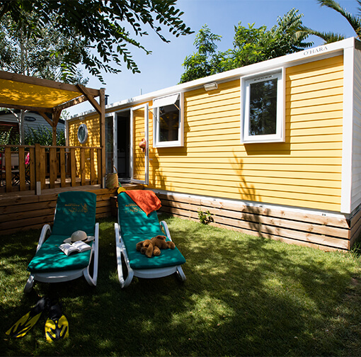 Privilege range 35m² mobile home - Camping Le Neptune Agde