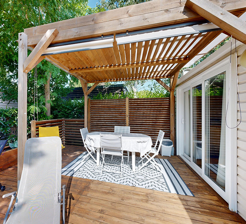 Vermietung Mobilheim Privilège 33 m² – 5 Personen auf dem 4-Sterne-Campingplatz Le Neptune in Agde im Departement Hérault